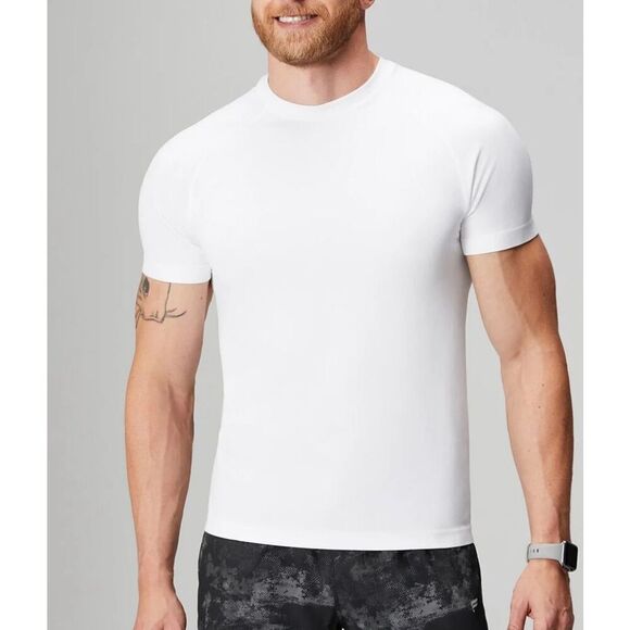 White men’s Fabletics T-shirt size large ￼ - Picture 1 of 7
